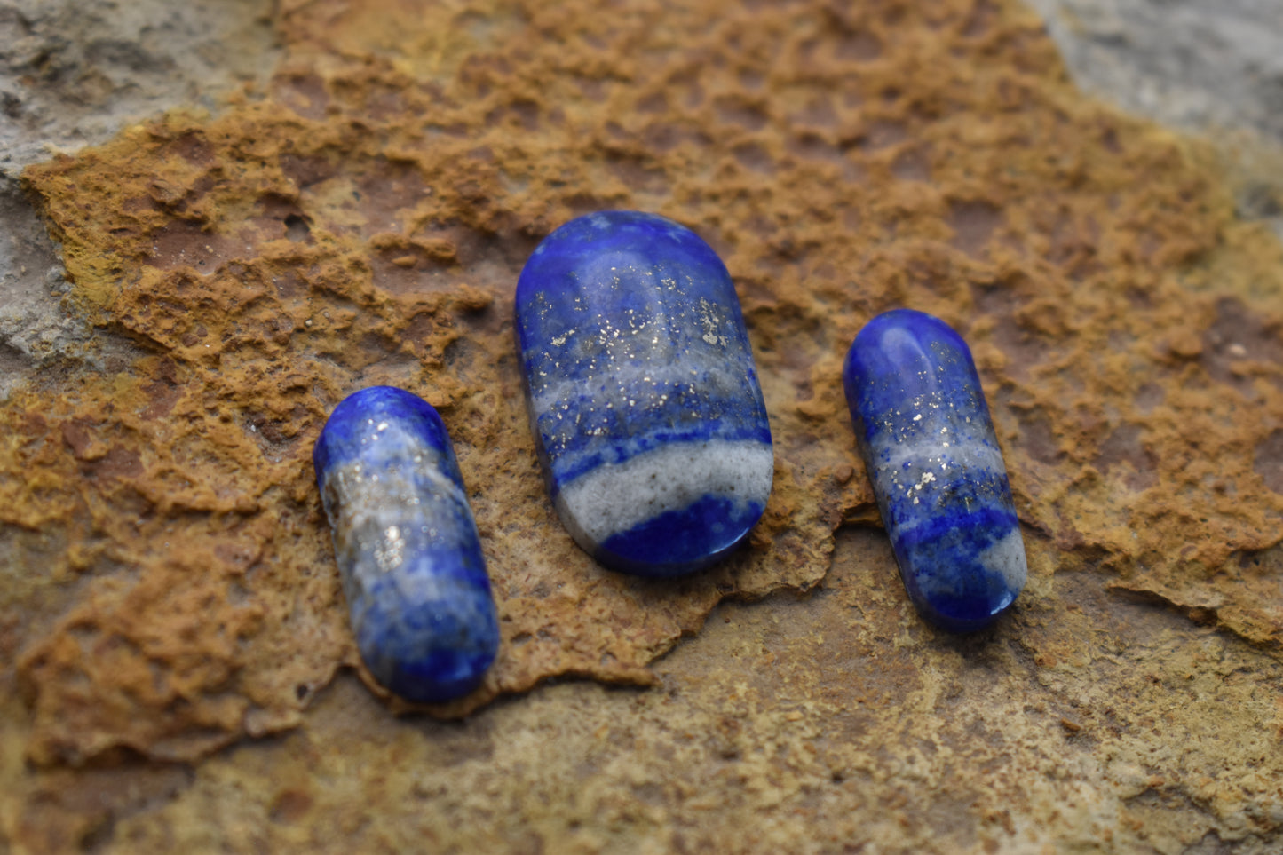Set Lapis Lazuli Oval- Afganistan