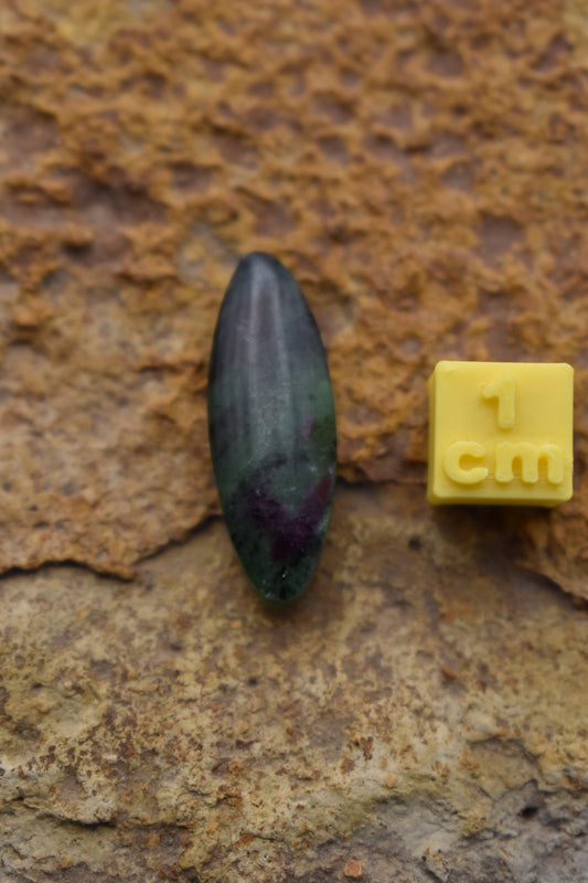 Ruby Zoisite - Oval 27.3x9.7x5.7