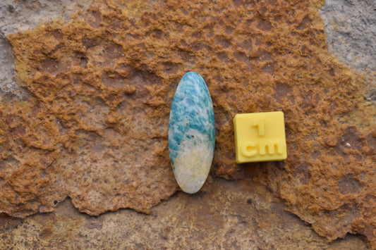 Amazonite – Oval 26x10.1x5.8