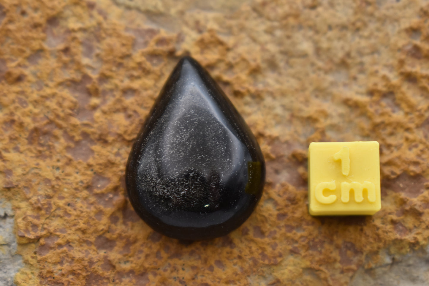 Obsidiana Plateada Gota - 28x21x8