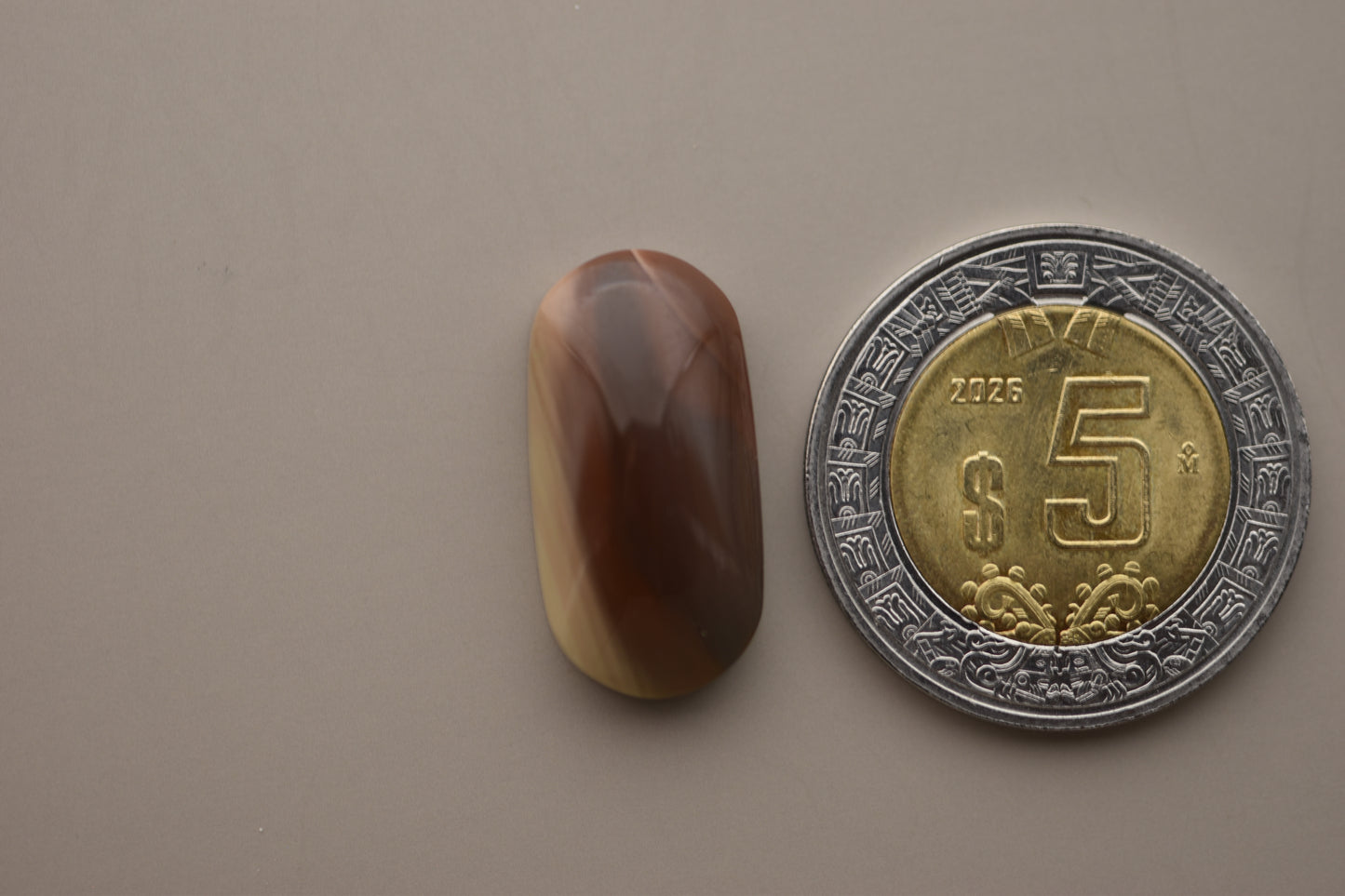 Imperial Jasper Oval - 22.6x11.5x6.8 mm