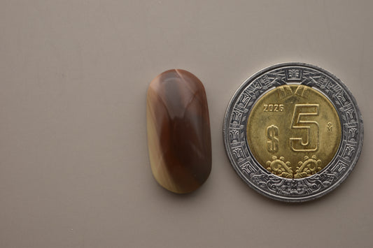 Imperial Jasper Oval - 22.6x11.5x6.8 mm