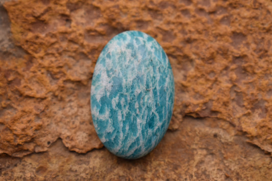 Amazonite Oval - 31.9 x 20.9 x 7.3