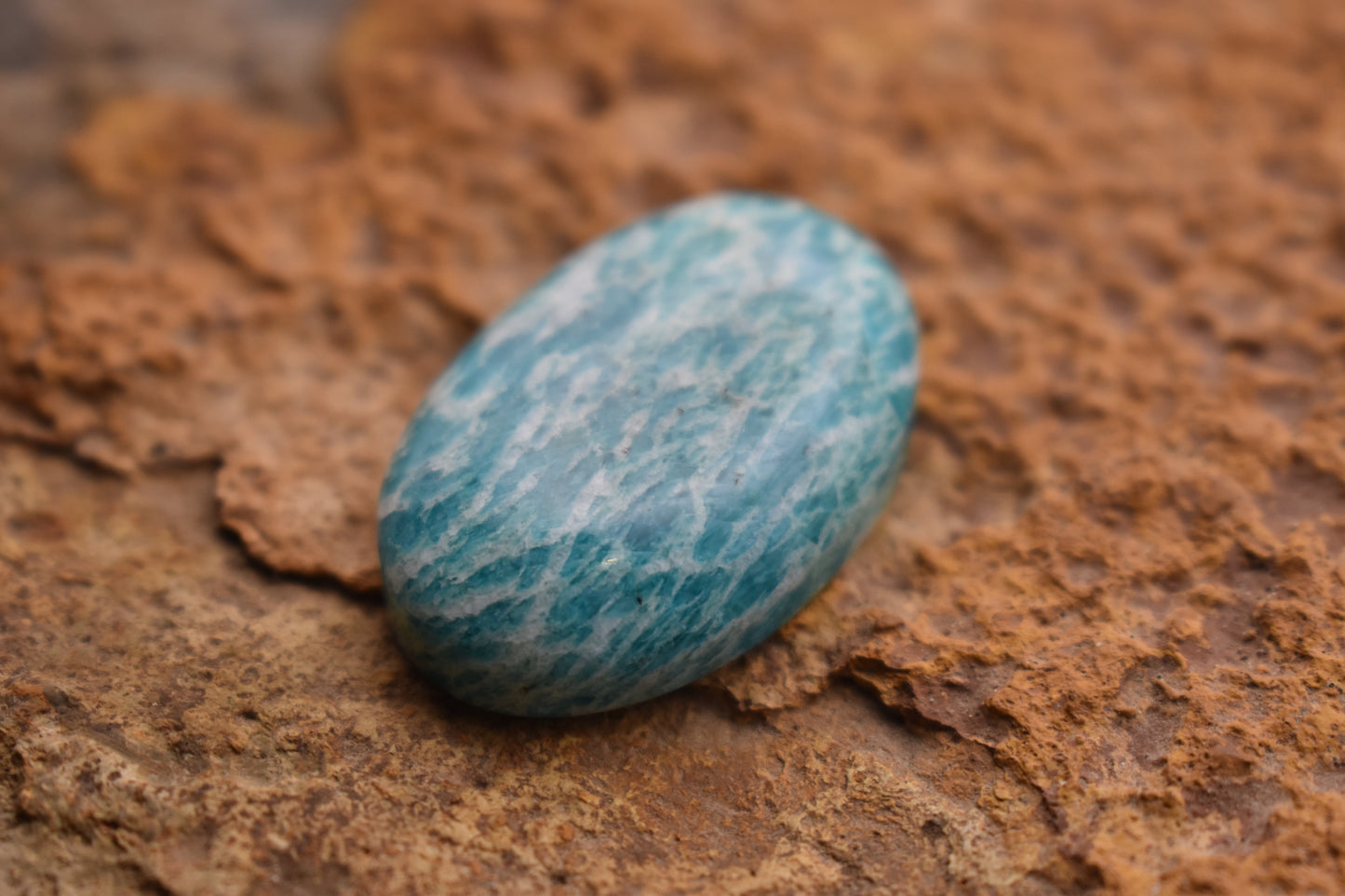 Amazonite Oval - 31.9 x 20.9 x 7.3