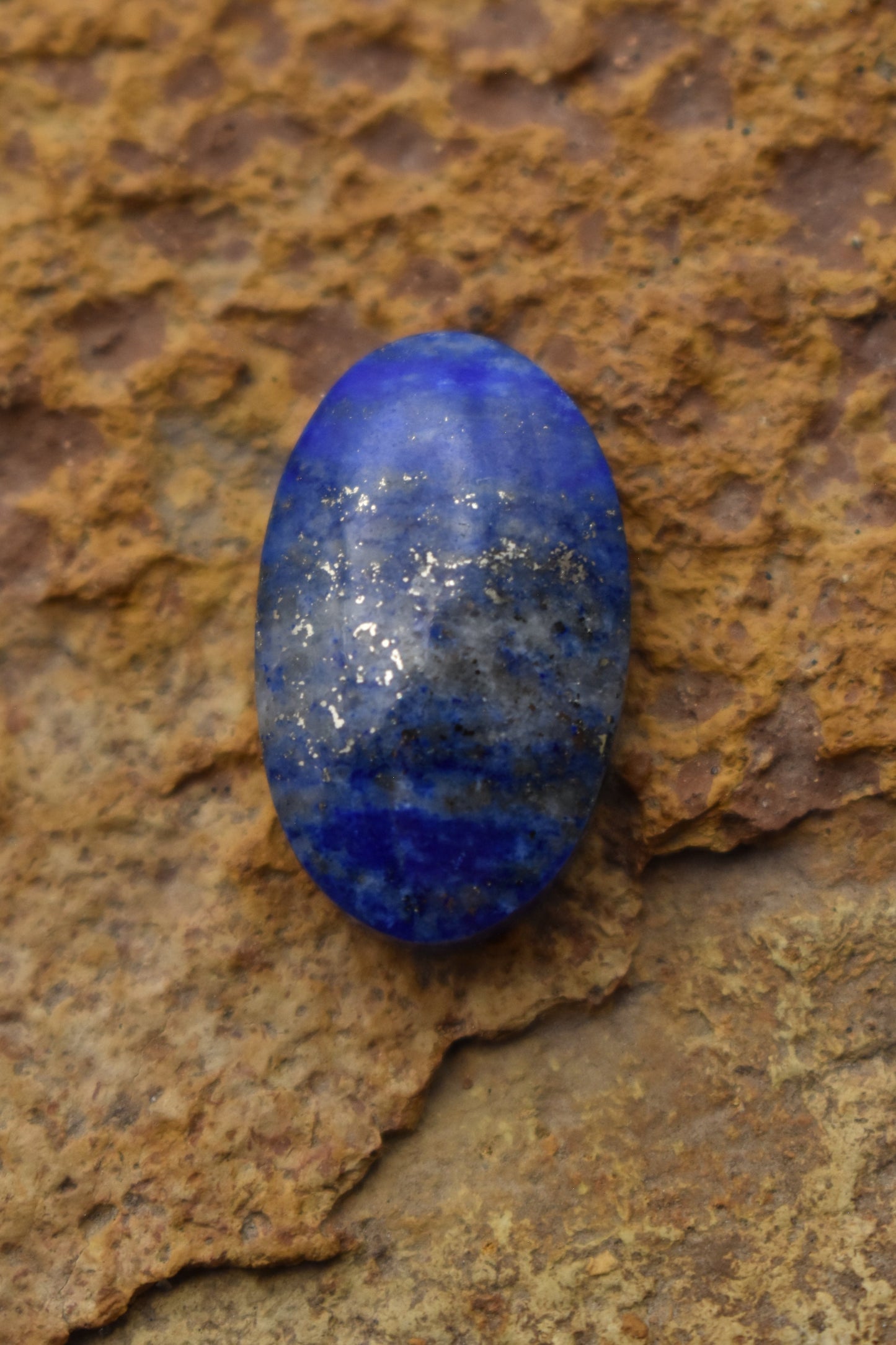 Lapis Lazuli from Afganistan Oval - (20.5x12.4x5.2)