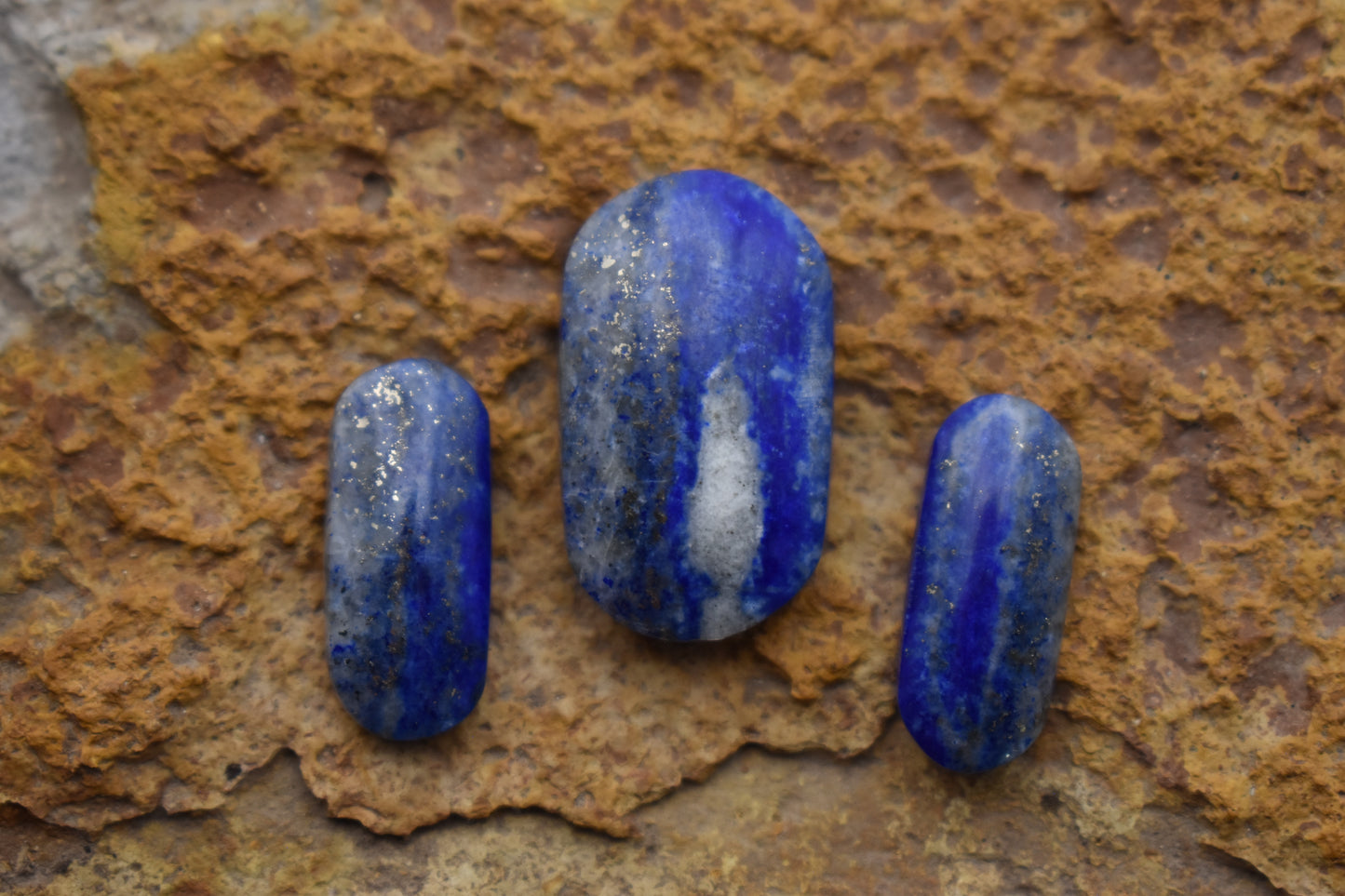Set Lapis Lazuli Oval- Afganistan