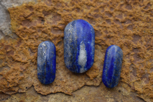 Set Lapis Lazuli Oval- Afganistan