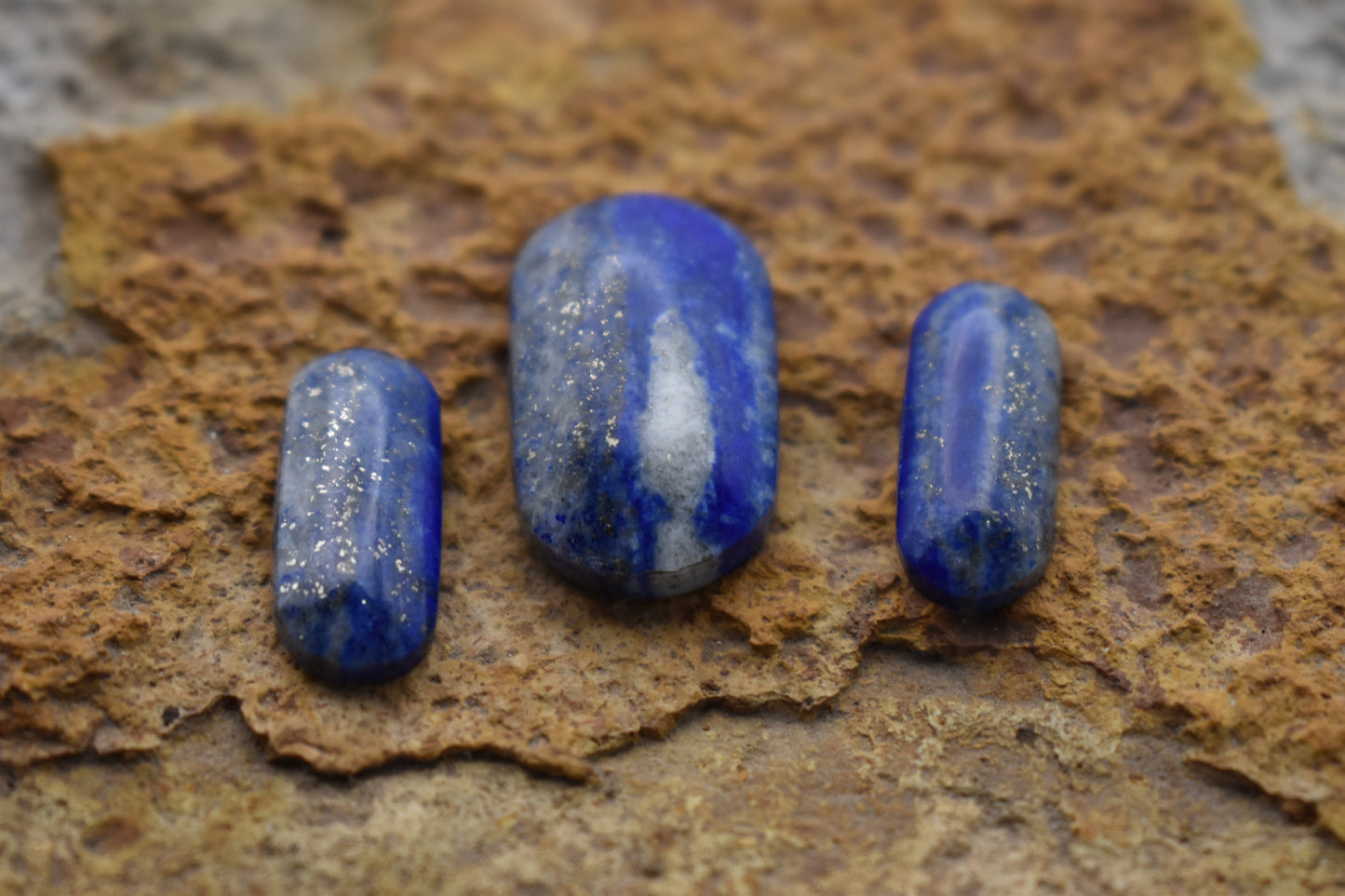 Set Lapis Lazuli Oval- Afganistan