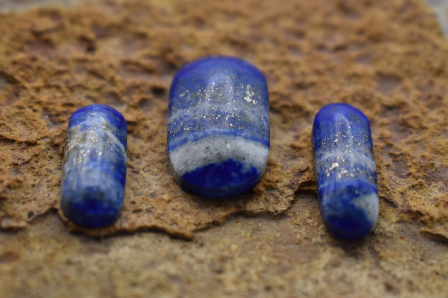 Set Lapis Lazuli Oval- Afganistan