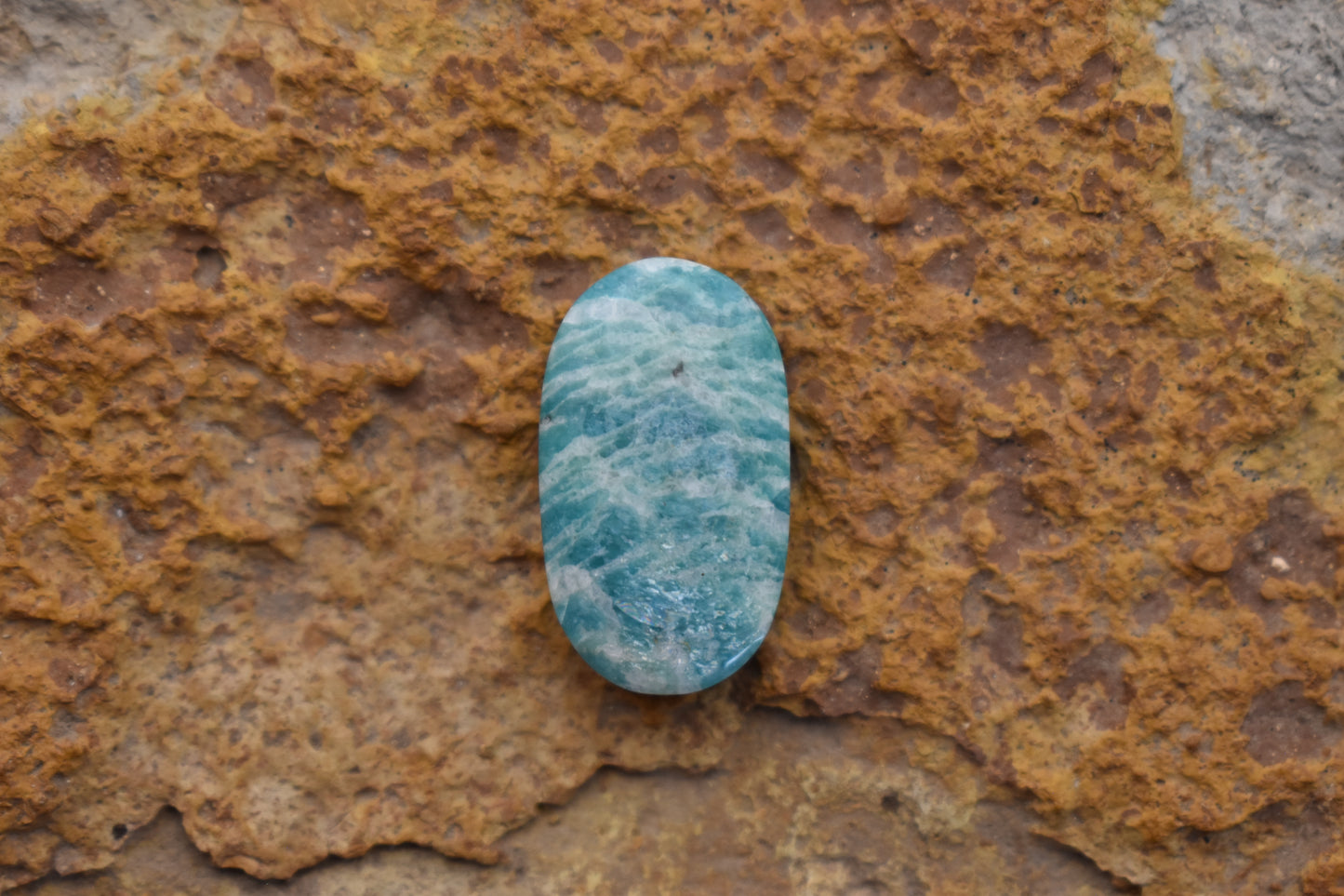 Amazonite – Oval 23.2x13.3x6.1