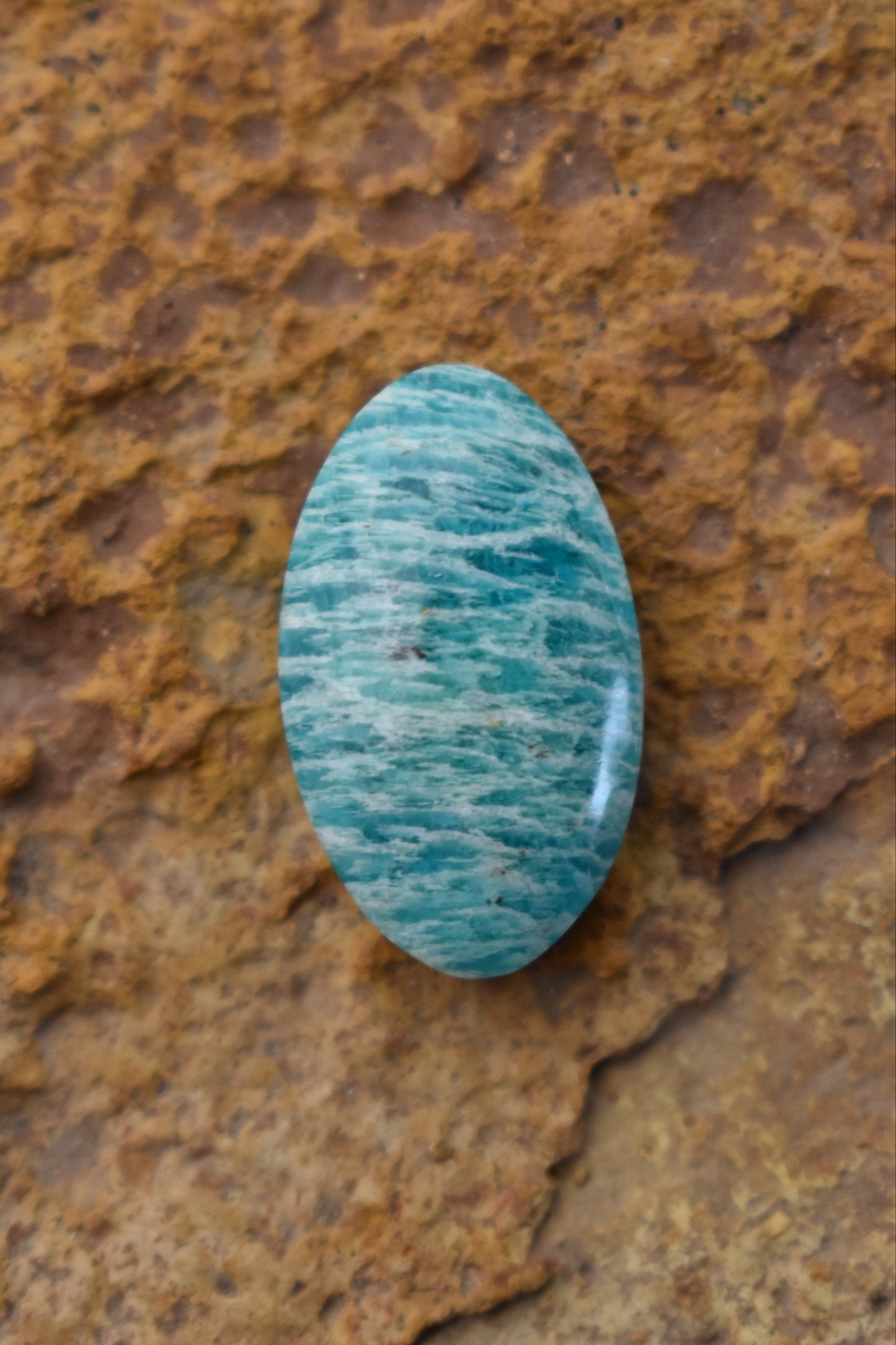 Amazonite – Oval 22.2x13.2x5.9