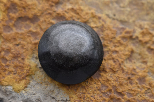 Circular Silver Obsidian - 24x8