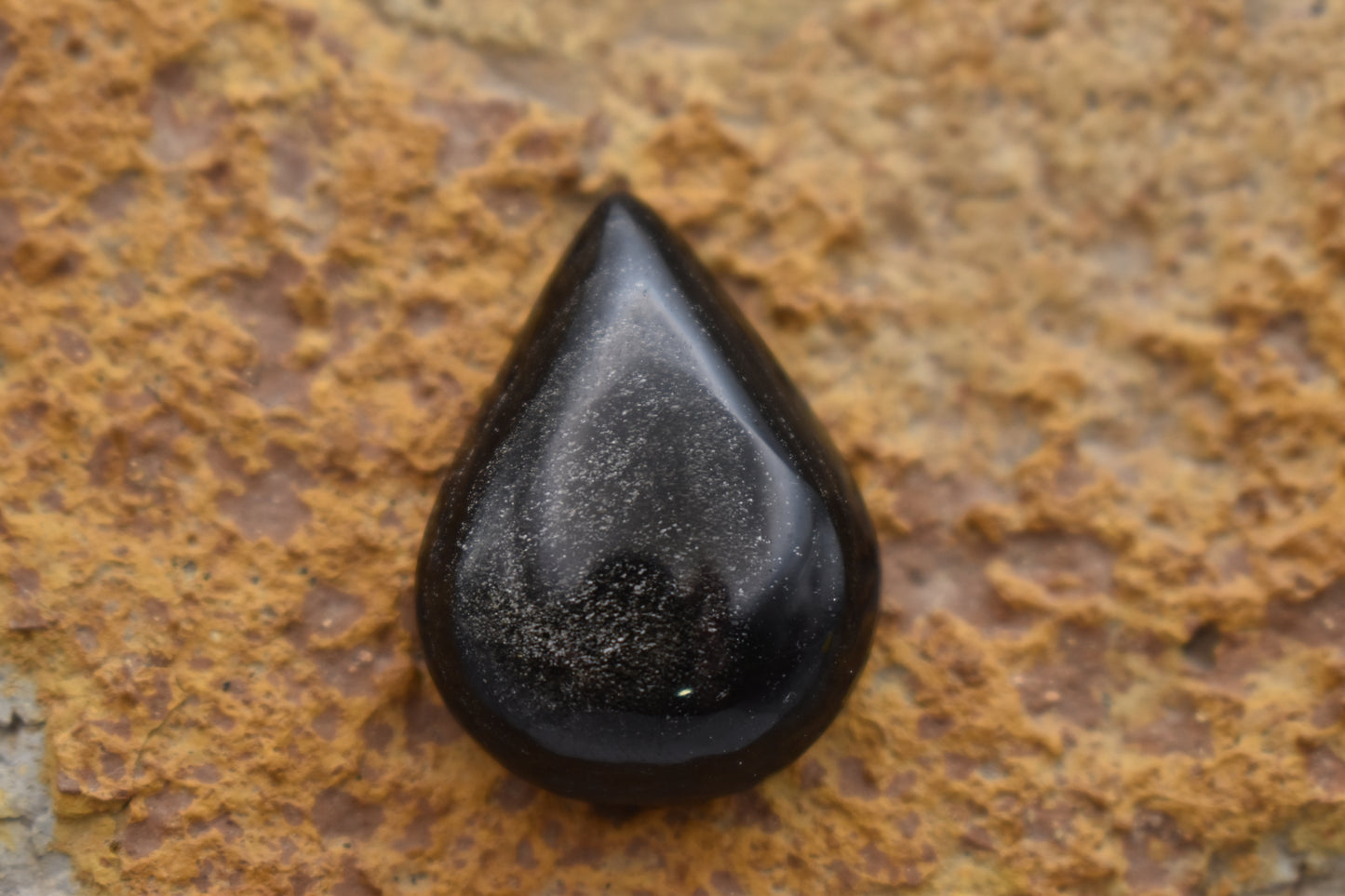 Obsidiana Plateada Gota - 28x21x8