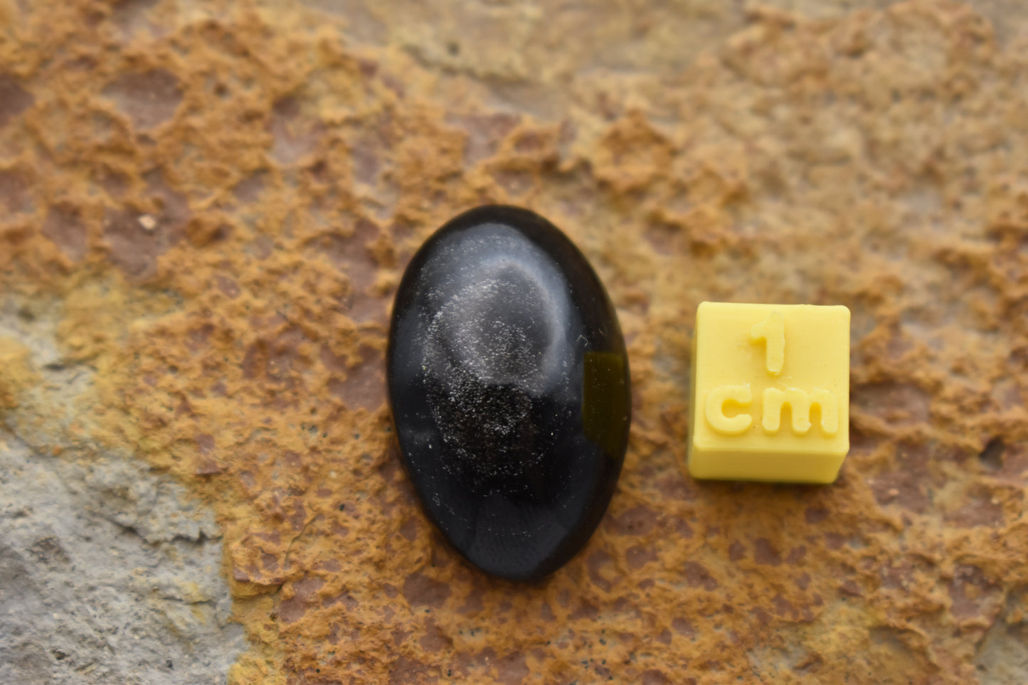 Obsidiana Plateada Ovalo - 23x14x7