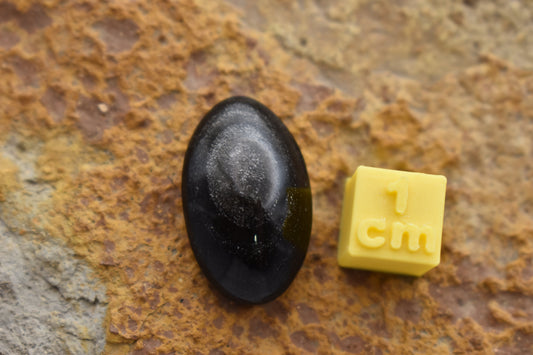 Silver Sheen Obsidian Oval - 25x16x8